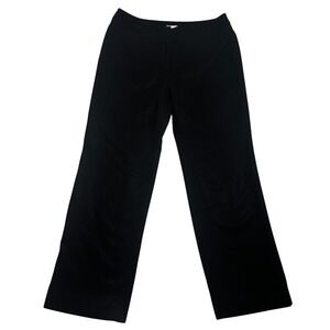 Kasper Separates Black Dress Pants Womens‎ Size 10 Straight Leg Lined Trousers